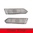 thumbnail image 4 of Exquisite Car Door A-Pillar Tweeter Audio Speaker Cover Decorate Sticker for Range L460 2023 Glossy Silver, 4 of 5