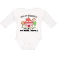 thumbnail image 3 of Inktastic Book my Reservation I'm Going To My Nana and Papa's- House Boys or Girls Long Sleeve Baby Bodysuit, 3 of 5