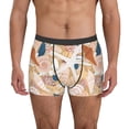 thumbnail image 1 of Balery Tropical Beach Sea Shell Calzoncillos bóxer para hombre, ropa interior de algodón suave y transpirable con cinturilla de nailon-XX-Large, 1 of 5