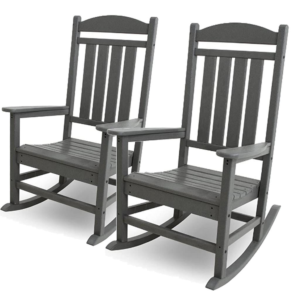 Wooden Patio Rocking Chair Armchair Relaxer Garden Furniture Outdoor Rocker Seat 