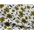 thumbnail image 4 of oneOone Rayon Olive Green Fabric Florals Quilting Supplies Print Sewing Fabric By The Yard 56 Inch Wide, 4 of 6