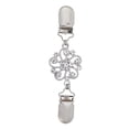 thumbnail image 1 of Guardurnaity Clip para bufanda Flores plateadas Clips para suéter con diamantes de imitación Ropa Esmalte Broche Titular Accesorios para el día de San Accesorios de disfraces Guardurnaity AP008840-00, 1 of 6