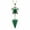Malachite, variant on Natural Crystal Hexagonal Pointed Cone Pendant Pendulum Reiki Chakra Necklace