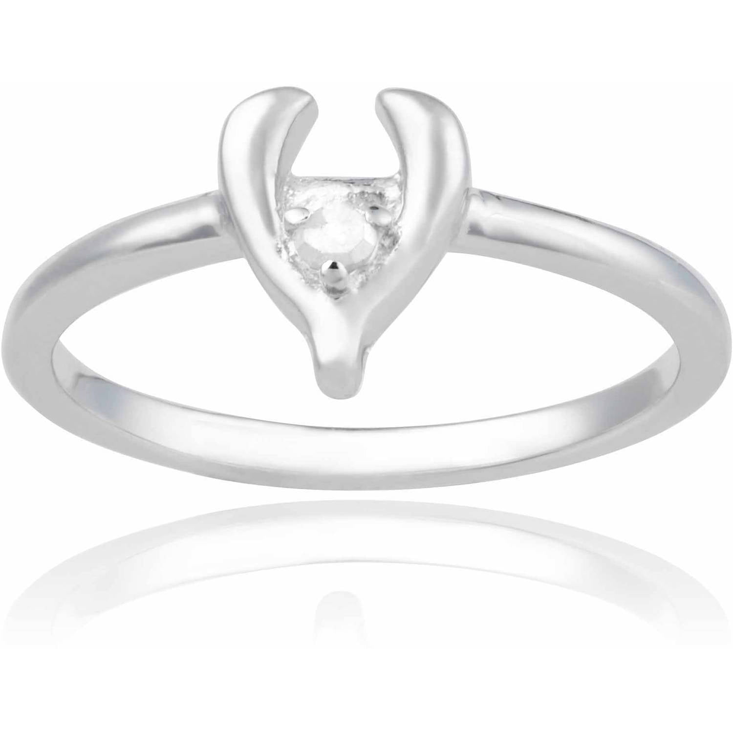 Brinley Co. - Women's 0.05 Carat T.W. Diamond Accent Sterling Silver ...