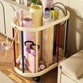 thumbnail image 5 of Sports Equipment Storage Rack with Wheels, Laundry Basket Organizer for Yoga Mats and Toys, Mobile Storage Basket, 5 of 6