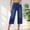 BU3, variant on DuoJiaJ Casual Capri Jeans Loose Fit Wide Leg Cropped Denim Pants Comfortable Stretch High Waist Trousers For Everyday Wear Women's Wide Leg Pants Blue L