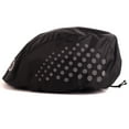 thumbnail image 2 of Cubierta del casco antipolvo, reflectante, poliéster, cubierta impermeable portátil del casco, negra, 2 of 10