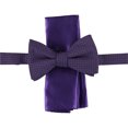 thumbnail image 1 of Alfani Mens Pocket Square Set Self-tied Bow Tie, darkpurple, One Size, 1 of 1