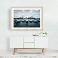 thumbnail image 5 of Docked on the Charles River in Cambridge - Boston Massachusetts Photography Oak Framed Wall Art Print 12 x 18 inches, 5 of 6