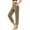 Khaki, variant on Odbmxy Ankle Womens Yoga Pants Plus Size Yellow Womens Pants Plain with Pockets Elastic Slim Fitness Pants,S