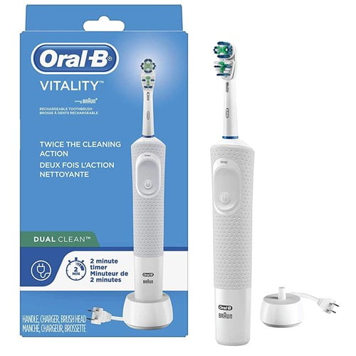 oral b electric toothbrush 2 minute timer