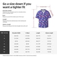 thumbnail image 5 of Kdxio Men's Hawaiian Shirt for Men Short Sleeve Shirt colorful Skull flower leaf Summer Casual Holiday Beach Button Down T-Shirts, 5 of 5