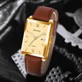 thumbnail image 5 of Reloj casual de cuero para hombre, reloj de cuarzo cuadrado, reloj para estudiantes, reloj con calendario para hombre, 5 of 5