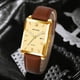 thumbnail image 5 of Reloj casual de cuero para hombre, reloj de cuarzo cuadrado, reloj para estudiantes, reloj con calendario para hombre, 5 of 5