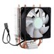 thumbnail image 5 of Enfriador De Cpu De 9 Cm, Ventilador Único De 2 Tubos, Radiador De Refrigeración De Cpu, Luz Mágica, Ventilador De Refrigeración Por Aire Noticed EL006458-00, 5 of 6