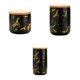 thumbnail image 1 of 3x moderno azucarero de cerámica tapas herméticas dispensador de azúcar Soledad botes de cocina, 1 of 10