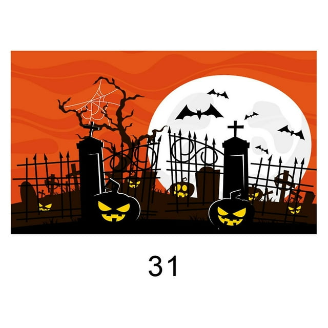Fondo De Fiesta De Banner De Decoración De Halloween Fondo De Fotomatón De Halloween