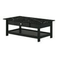 thumbnail image 4 of Blake Wood and Fause Marble Top 3-Piece Coffee Table Set, Black, 4 of 14