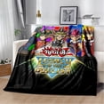 thumbnail image 1 of ¡Anime clásico YU GI OH! Manta estampada para pícnic, cálida, bonita manta para cama, suave y cómoda, manta de viaje para el hogar, 1 of 4