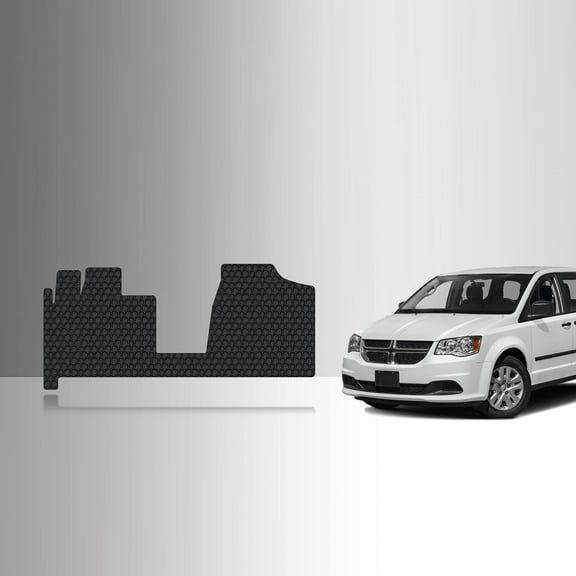 ToughPRO Front Mats Compatible with Dodge Grand Caravan 2014 - All Weather Heavy Duty (Made in USA) Black Rubber