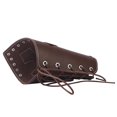 thumbnail image 5 of 2x Muñequera Deportiva Ajustable Medieval Cuero PU para de Dolor de Síndrome de Carpiano Artritis Fernando Pulsera Steampunk Gauntlet, 5 of 5