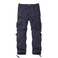 thumbnail image 6 of Matchstick Men's Retro Relaxed Plus Size Cargo Pants with Multi Pockets, 6 of 8