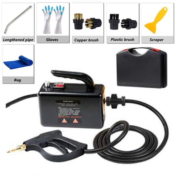 Limpiador de Vapor de Alta Temperatura 110V-240V para Cofre, Aire Acondicionado, Auto, Máquina de Limpieza Móvil, Bombeo, Esterilización, Desinfectante