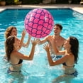 thumbnail image 6 of Voglyf Beach Balls, 25.6 Inch Inflatable Pool Balls, Giant Pool Float Ball, Summer Water Toy for Adults, Mermaid Themed Party Decor for Beach Pool Birthday Ocean Party Favor Supplies,Pink, 6 of 6