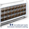 thumbnail image 3 of Simzlife 40lbs/24H Countertop Ice Maker, 24 Ice Cubes Ready in 12 Min, Self-Cleaning (Silver), 3 of 7