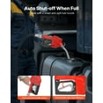 thumbnail image 3 of VEVOR Fuel Transfer Pump, 12V DC 10 GPM, Portable Diesel Transfer Pump Kit, with Auto Shut-Off Nozzle, Discharge Hose, Overheat Protection, Power Cable, Explosion-Proof, for Gasoline Diesel Kerosene, 3 of 9