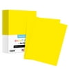 8.5 x 11" Yellow Color Paper Smooth, for School, Office & Home Supplies, Holiday Crafting, Arts & Crafts | Acid & Lignin Free | Regular 24lb Paper - 1 Ream of 500 Sheets