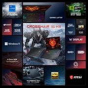 MSI Crosshair 16 QHD 240Hz Gaming Laptop, Intel Core i7-14650HX, NVIDIA GeForce RTX 5060, 16GB RAM, 512GB SSD (2026) (Software Offer with Purchase)