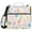 Easter Bunnies Colorful Eggs, variant on Haosy 3 Ring Zipper Binder with Shoulder Strap Waterproof Trapper Keeper 2 Inch D-Ring 500 Sheets Capacity, Gold Letter with White Ornament