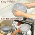 thumbnail image 5 of FLORAPELL Reusable Silicone Air Fryer Liners, 7.5'' Diameter, Gray, 5 of 5