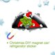 thumbnail image 5 of the Grinch Christmas Decor Christmas Car Refrigerator Decorations Reflective Bulb Light Santa Deer Magnet Ornaments Xmas New Year Holiday Home Decor, 5 of 5