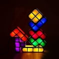 thumbnail image 2 of Tetris Lampe, 3d Diy Led Tetris Stapelbares Nachtlicht 7 Farben Induktionsverriegelung Schreibtischlampe Magic Blocks Puzzles Spielzeug Fr Kinder Teen, 2 of 5