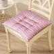 thumbnail image 5 of Cojín de almohada rayada, cojín de asiento de oficina, cojín grueso para silla (40*40cm), 5 of 6