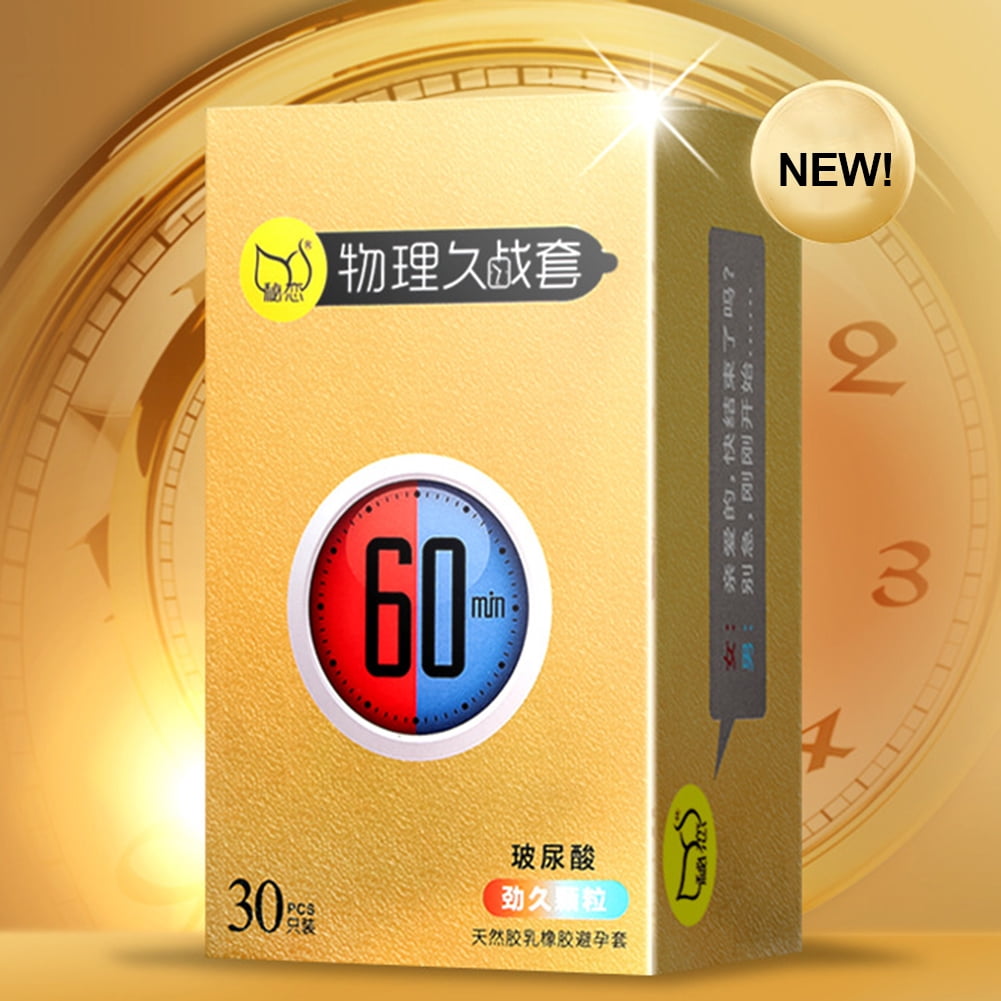 Travelwant 30Pcs Ultra Thin Climax Control Extended Pleasure Condoms