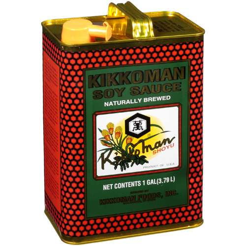 Kikkoman Traditionally Brewed Soy Sauce, 1 Gal