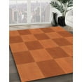 thumbnail image 2 of Ahgly Company Indoor Rectangle Patterned Neon Orange Area Rugs, 2' x 4', 2 of 6