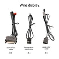 thumbnail image 2 of Ventilador 12cm Enfriamiento 4Pin PWM 5V 3Pin ARGB Caja CPU Enfriador de computadora PC, 2 of 5