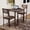 black, variant on Towallmark Dining Table Set for 2, Versatile 3 Piece Small Kitchen set with PU Upholstered Chairs for Saving Small Spaces, Apartments, Studio Living, Retro