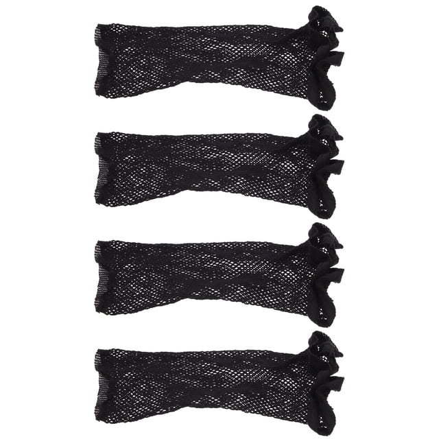 unbranded 8Ud Gorras De Tela Para Pelucas Negras Resistentes Y Flexibles Para Uso Diario