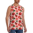 thumbnail image 2 of Fotbe Men's Tomatoes Print Men's Sleeveless Muscle Tank Tops Casual T-Shirts for Gym Workout Beach-3X-Large, 2 of 8