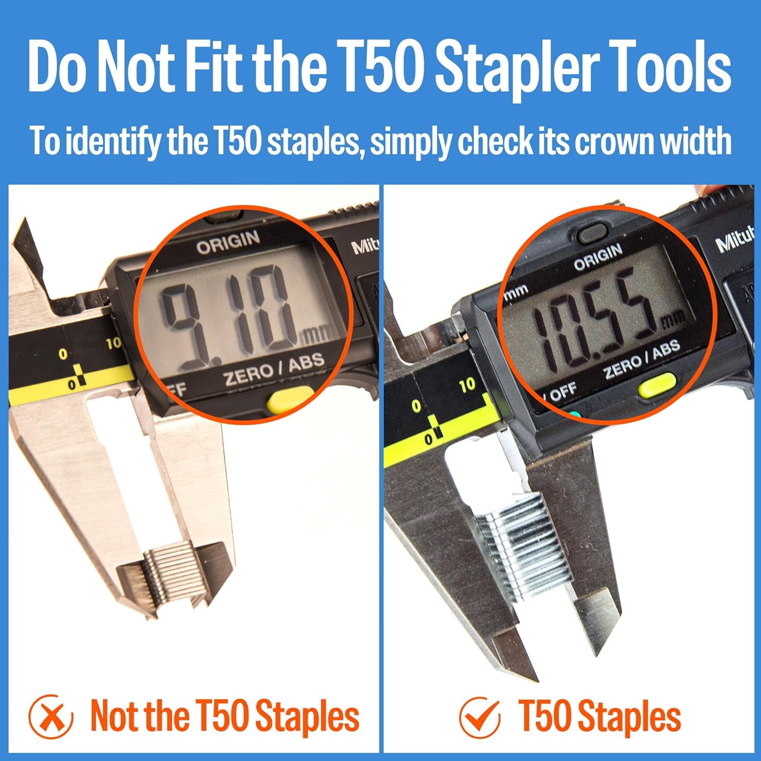 MEITE 22GA 71 Type 304 Stainless Steel Staples, 3/8" Crown 3/8" Length for Upholstery 10,020 Pcs/Box(2 Boxes)