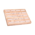 thumbnail image 2 of Bandeja para anillos con 20 ranuras, organizador multiusos de madera para guardar joyas Beige, 2 of 9