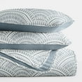 thumbnail image 4 of Ultra Soft Lightweight Quilt Sets in Scalloped Dusk Blue for Twin/TwinXL Bedding by Comfort Canopy, 4 of 16
