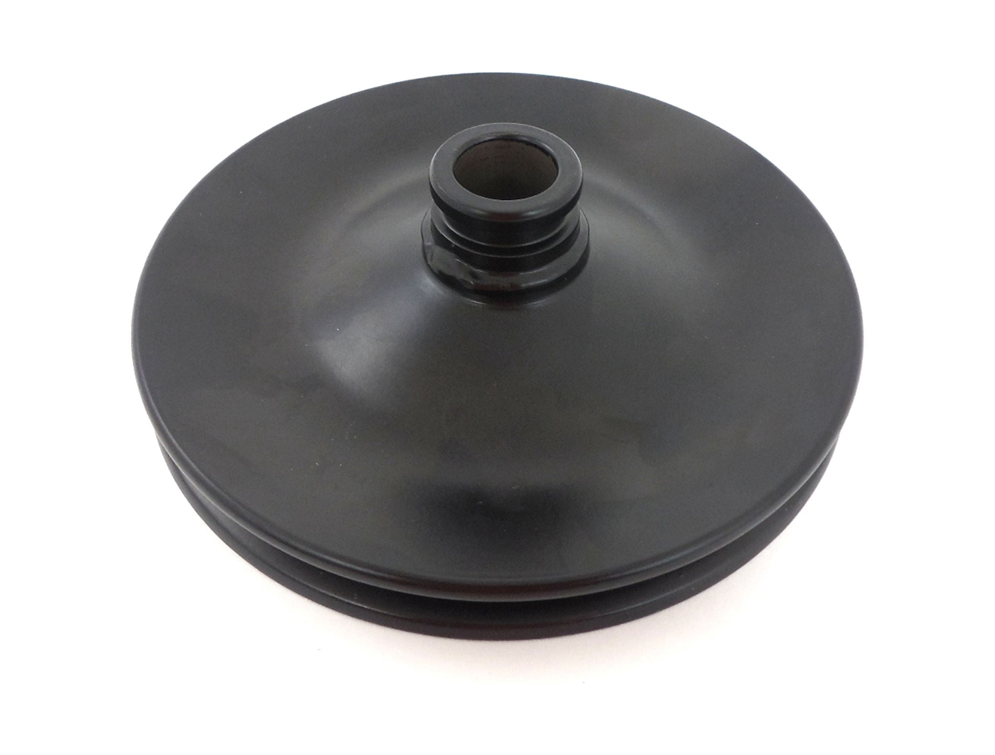 Racing Power Co-Packaged GM Power Steering Pulley Single Groove Black