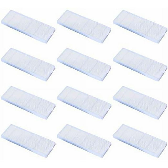 Filtro Nispira Hepa Compatible Ilife Modelo A6 A4 A4 Aspiradora robótica, 12 paquetes Nispira HBA4