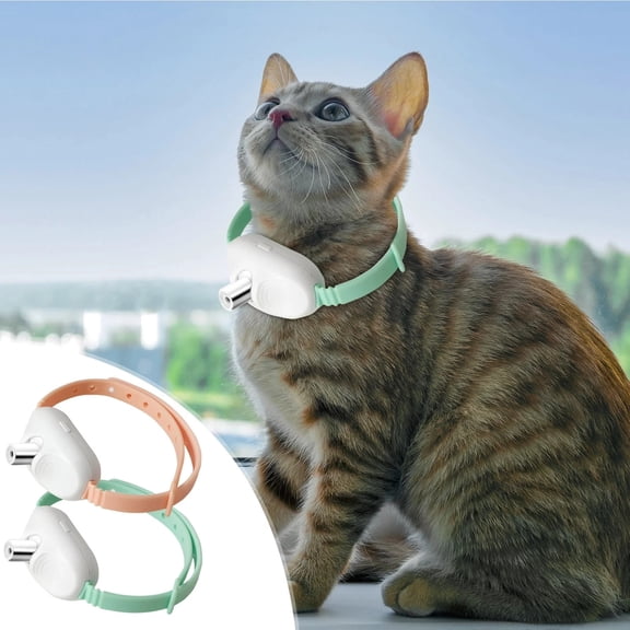 Interactive LED Light Cat Laser Toy – Wearable Automatic Electronic Collar, USB Rechargeable with Auto On/Off, Smart Amusing Pet Exercise Toy for Kittens & Indoor Cats